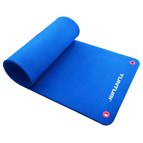 Tunturi Pro Fitnessmåtte, 140 cm blå